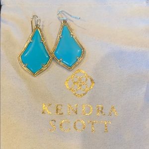Kendra Scott Turquoise Alex Earrings